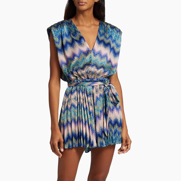 Ramy Brook Dresses & Skirts - Ramy Brook Goldie Chevron Sleeveless Romper
